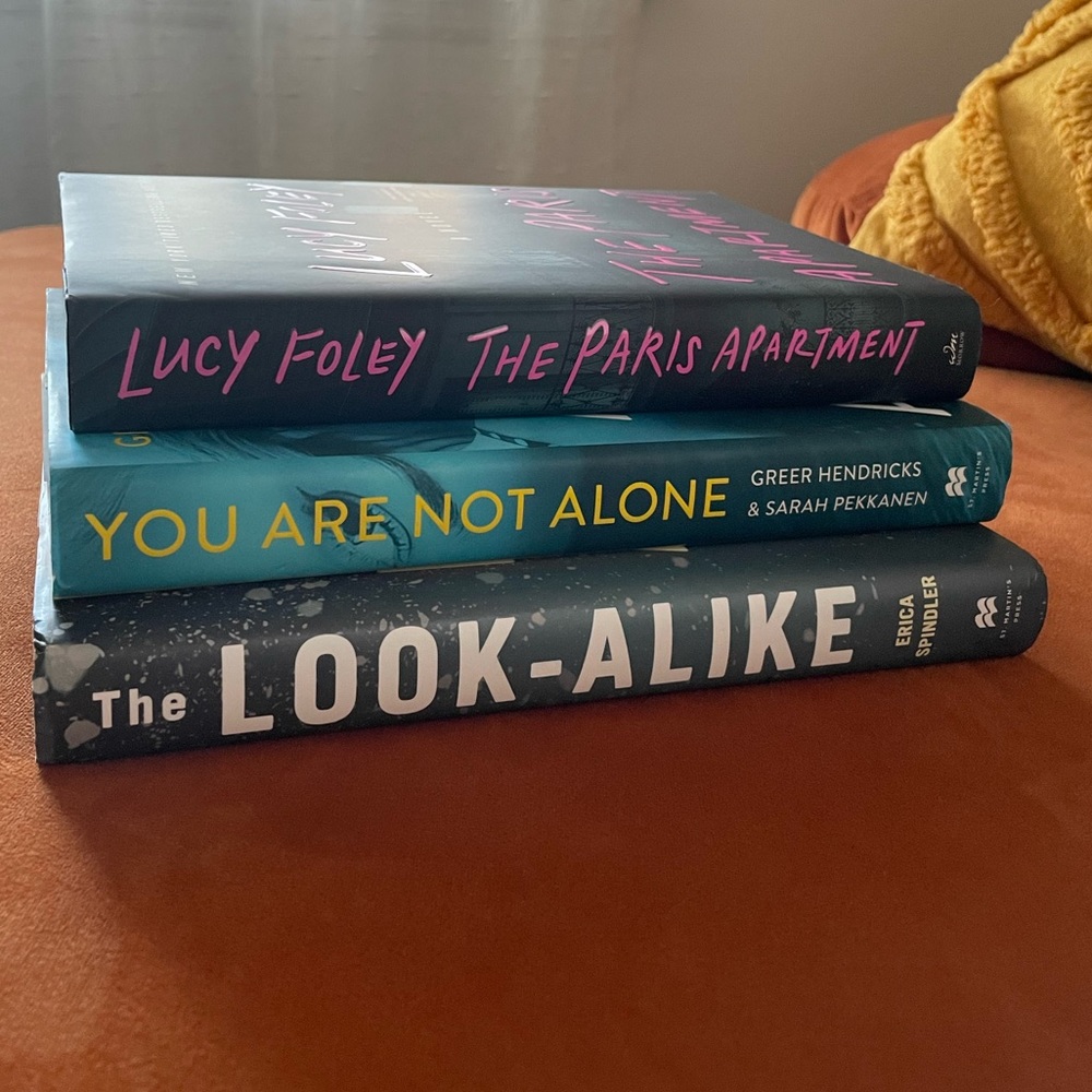 Book Bundle - The Paris Apartment, The Look Alike, You Are Not Alone